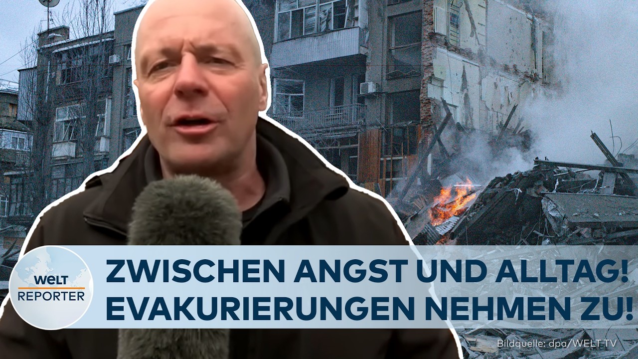 PUTINS KRIEG: Zwischen Angst und Alltag! Evakuierungen aus ukrainischen Frontstädten nehmen zu!