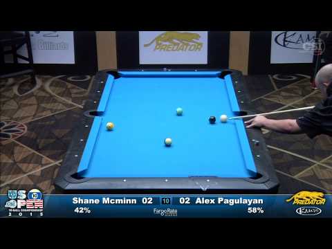 2015 US Open 10-Ball: Shane McMinn vs Alex Pagulayan
