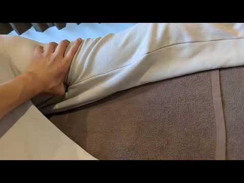 腿の内側（内転筋）の施術