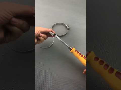 Seikou brand stainless steel American style worm gear hose clamp