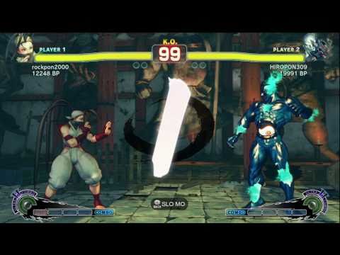 HIROPON [Seth] vs rockpon2000 [Ibuki] SSF4 Japanese Online Ranked Matches - TRUE-HD