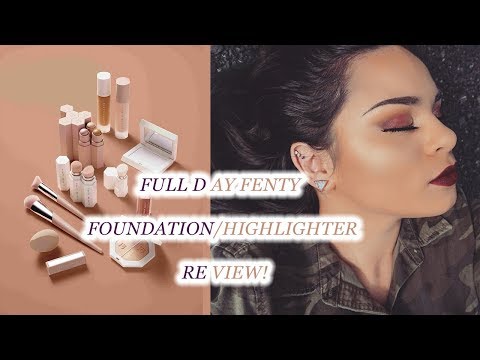 Fenty Beauty First Full All Day Wear Foundation And Highlighter Review Cosmetic Stream Best Reviews About Cosmetics