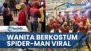 Viral Potret Unik Perempuan Berhijab Pakai Kostum Spider Man di Dalam Bioskop: Dibelikan Pacar Saya