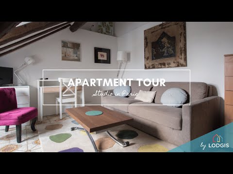 Apartment Tour // Furnished  17.8m2 in Paris – Ref : 10316889