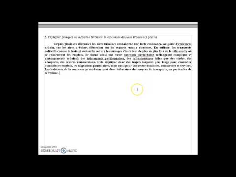 Corrigé du Brevet Blanc d'histoire géographie 2020