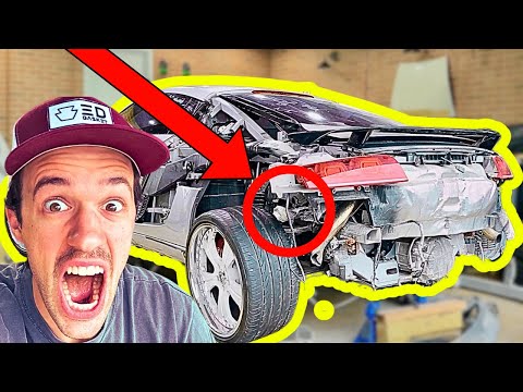REBUILDING AN AUDI R8 HIT BY A MOTORCYCLE