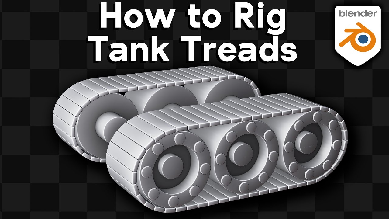 How to Create Rigged Tank Treads in Blender (Tutorial)