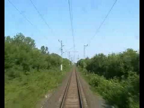 Train onboard video (backwards), Sopron [GySEV] - Celldömölk
