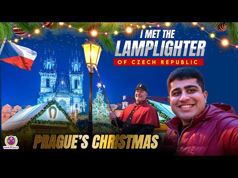 PRAGUE's FAMOUS LAMPLIGHTER is HERE - CHRISTMAS IS AMAZING !! 😍🎄🎅