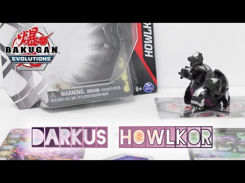 DARKUS HOWLKOR (Core) Single Pack | Bakugan Evolutions | BAKUGAN UNBOX