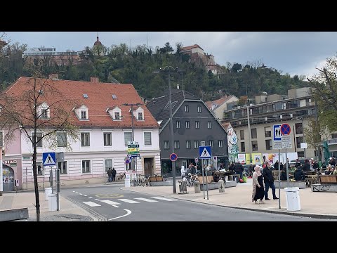 Walking around Lend Platz Graz Austria#graz #austria #walking