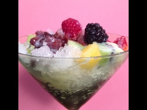 How to Make Easy Delicious Korean Shaved Ice - Patbingsu Recipe