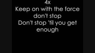 Michael Jackson - Don&#39;t Stop &#39;til You Get Enough (Lyrics)