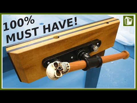 Installing a front vise/vise in a workbench | Build your own MuFu workbench