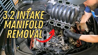 How To Remove Intake Manifold Audi 3.2 (A4, A6, Q5) | DIY