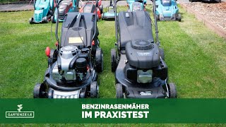 Testing & Comparing gasoline lawn mowers from Brast and Mr Gardener
