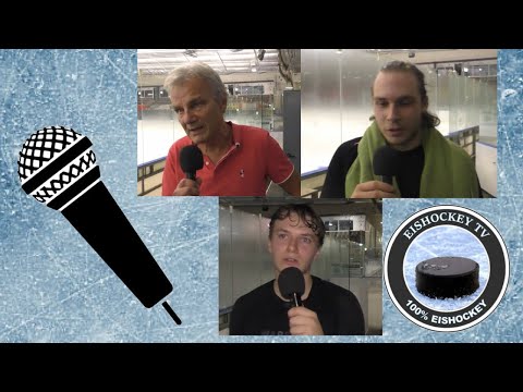 Interview Hoja, Döring, Spezia I Testspiel Eisadler Dortmund - Herner EV Miners I 10.09.23