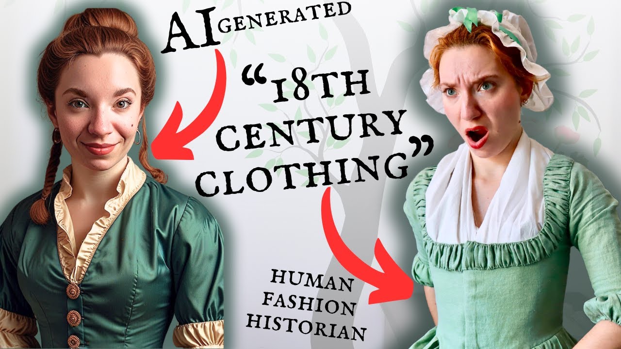 Fact Checking AI History : Fashion historian reacts to "slop" AI's historical dress misinformation