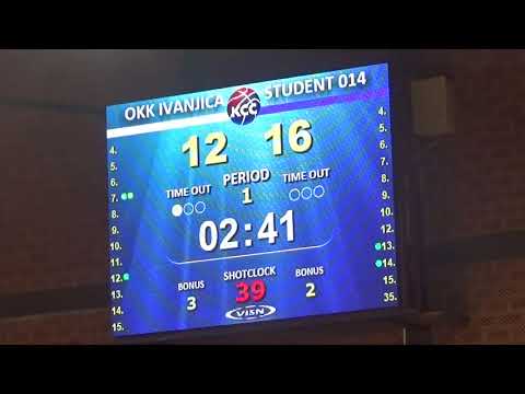 (Juniori) MRL Centar, 13. kolo / OKK Ivanjica - KK Student 014 (02.03.2019)