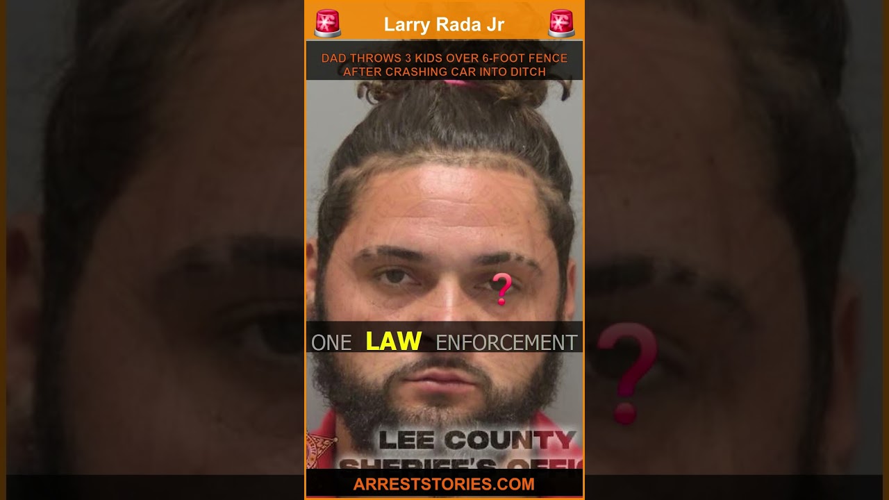 DAD THROWS 3 KIDS OVER 6-FOOT FENCE AFTER CRASHING CAR INTO DITCH