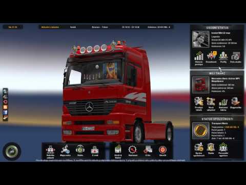 ETS2 Mercedes Actros 1843 Bzenec - Tábor