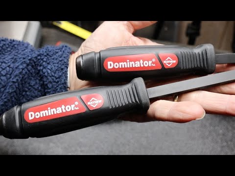 Rough Forging: The Mayhew Dominator 17" Straight Prybar/Screwdriver compared to little brother