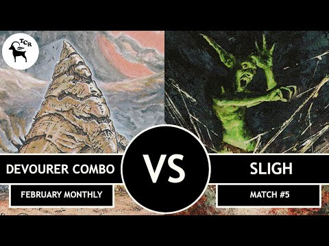 Devourer Combo vs Sligh - Premodern Monthly Open February 2021 Match #5