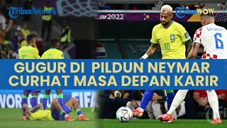 Wawancara Neymar Setelah Nangis Gugur di Piala Dunia 2022, Neymar Curhat Masa Depan Kariernya