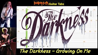 Growing On Me - The Darkness - Guitar + Bass TABS Lesson