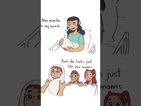 Nine Months In My Womb!🤰🏻Rumi X Mira X Zoey! KPop Demon Hunters Comic Dub