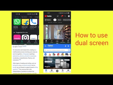 how to use split screen in mobile #splitscreen#dualscreen#multiplescreen