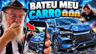 LUIZ DO SOM VIU O SEU CARRO BATIDO POR MANETIKIN 😱😱😱 | LUIZ DO SOM 