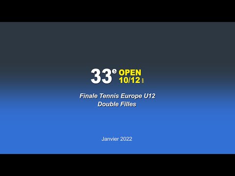TCBB : Finale  Double Filles Tennis Europe 12 ans
