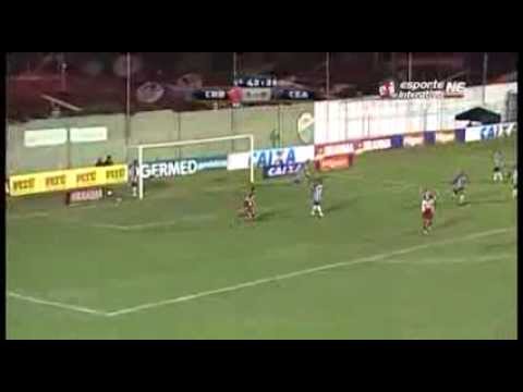 Tozin marca o segundo do CRB (CRB 2 X 0 CEARÁ - 05/02/2014)