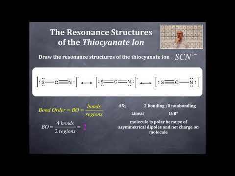Bonding 35: The Resonance Structures of the Thiocyanate Ion