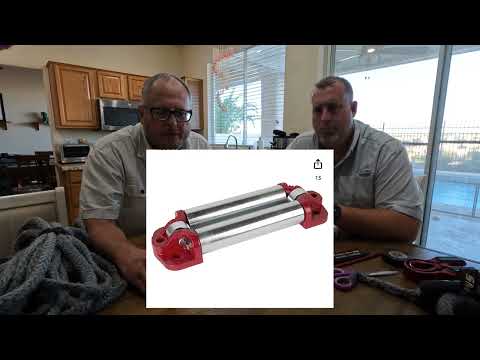 Roller or Hawse Fairlead for Synthetic Winch Rope
