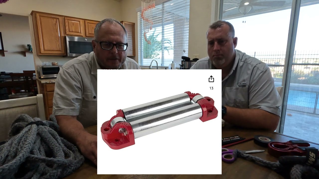 Roller or Hawse Fairlead for Synthetic Winch Rope