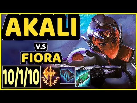 BWIPO (AKALI) vs FIORA - 10/1/10 KDA TOP CHALLENGER GAMEPLAY - EUW