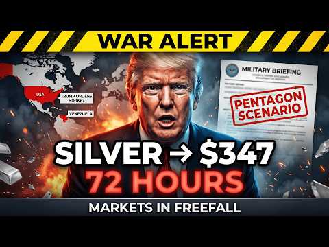 WAR ALERT — If US Strikes Venezuela Tomorrow: Silver Hits $347 in 72 Hours