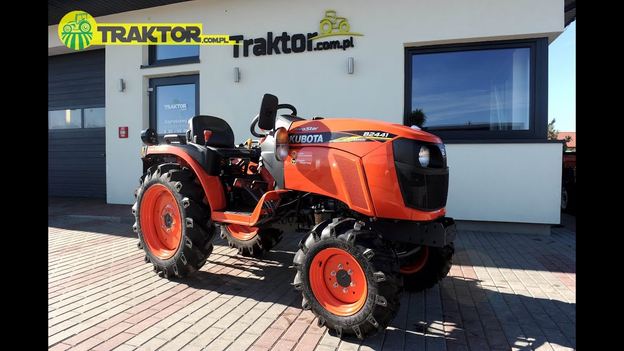 NOWY japoński ciągnik KUBOTA B2441 4x4 24KM TRAKTOR.COM.PL Rzeszow