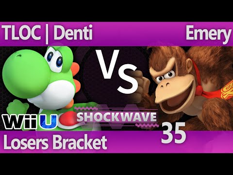 SW 35 Wii U - TLOC | Denti (Yoshi) vs Emery (DK) - Losers Bracket
