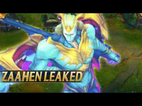 ZAAHEN MODEL LEAKED, RELEASE DATE, ABILITIES - NEW DARKIN CHAMPION - League of Legends