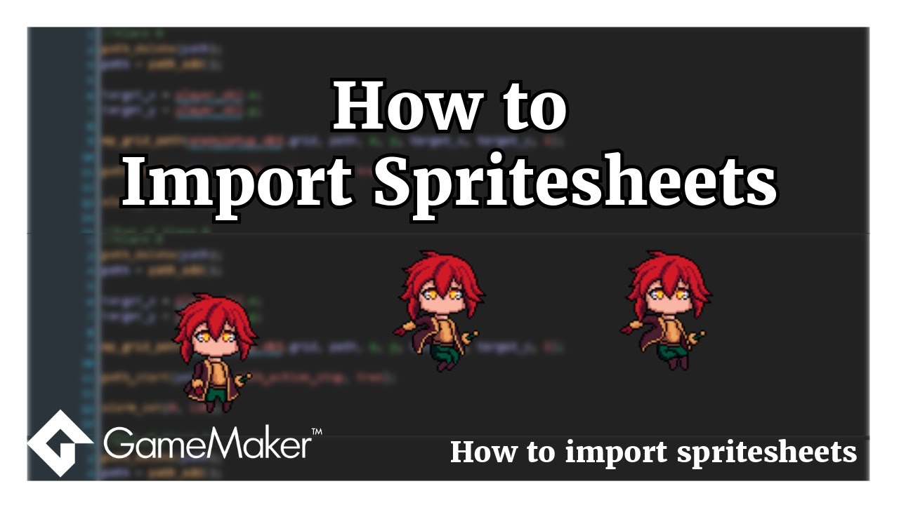 Importing Spritesheets GameMaker (For Beginners)