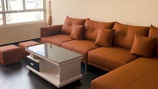 Giao sofa góc L Adora cho khách ở Quận 5 TPHCM