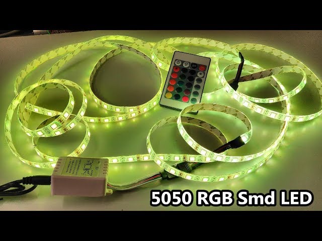 Vídeo relacionado con ICQUANZX DC12V 24 teclas Controlador remoto inalámbrico IR con receptor para 3528 5050 SMD RGB LED Strip Lights