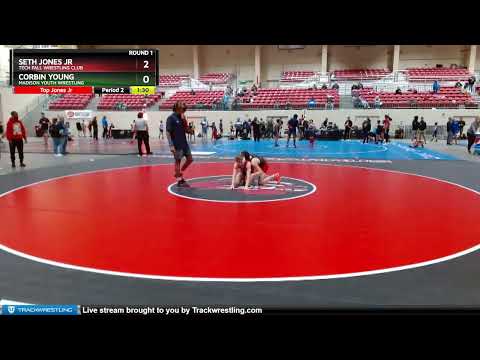 102 Lbs Round 1 - Seth Jones Jr, Tech Fall Wrestling Club Vs Corbin Young, Madison Youth Wrestling