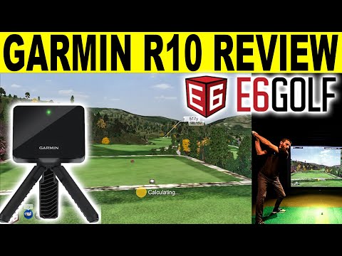 GARMIN R10-TEST – Spielen der E6 Connect iOS-Golfsimulator-Software (Rabattcode)