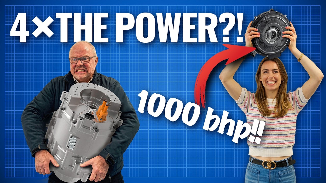 The Small But Mighty 13kg YASA Motor with 1,000bhp!