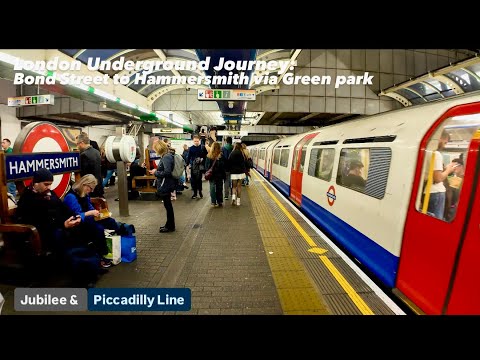 London Underground Journey: Bond Street to Hammersmith via Green Park 