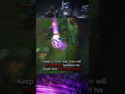 SHEN ULT POSITIONING - LoL Tips #Shorts